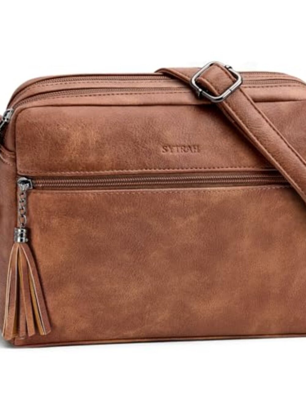 🆕 Crossbody Bags for Women, Lightweight Medium Crossbody Purse, Soft Leather